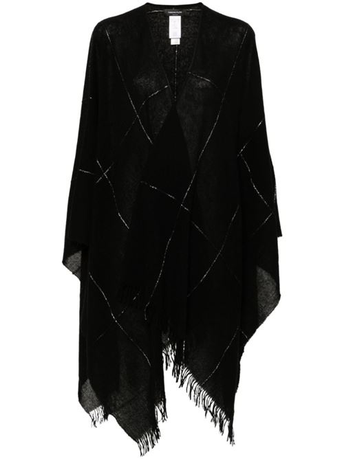 Poncho donna nero Fabiana Filippi | SAD214A794I965825